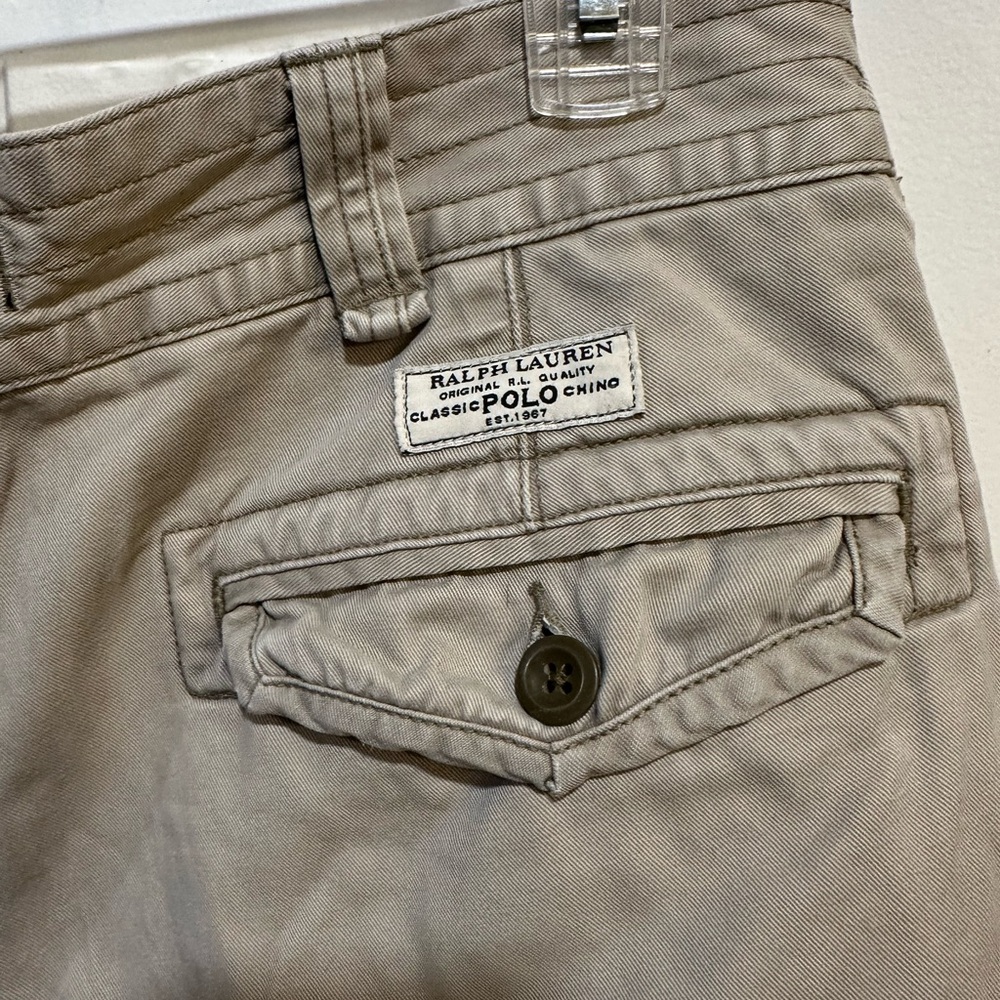 Ralph Lauren Men's Beige Cargo Shorts - Picture 4 of 6